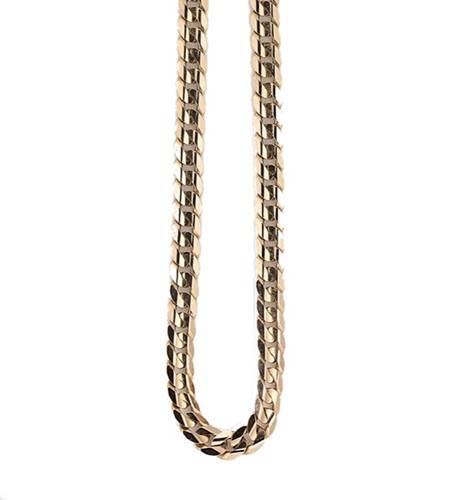 Lot 171 - A 9ct gold curb link chain