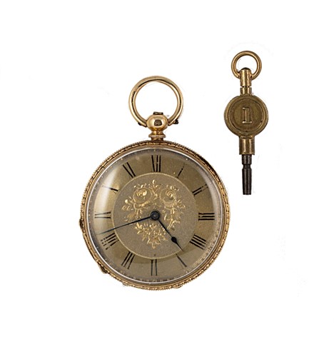Lot 240 - J.W. Benson - A Victorian open faced pocket watch