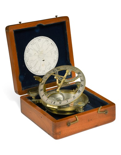 Lot 682 - A universal equinoctial dial by Elliott & Sons, London, early 20th century