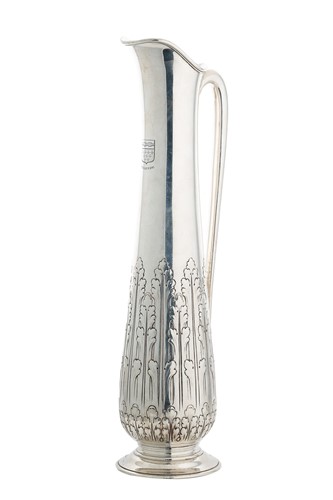 Lot 455 - Tiffany & Co. - An Art Nouveau period silver ewer