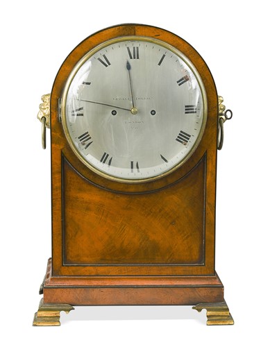 Lot 533 - A Regency mahogany bracket clock by Gravell & Tolkien