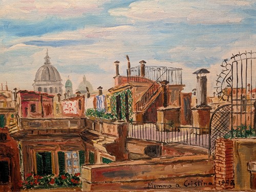 Lot 420 - Domenico 'Mimmo' Faro (Italian, b.1924-)
