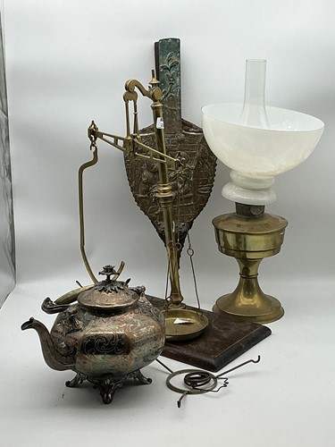 Lot 221 - A brass Agate Balance by Wood & Sons Glasgow,...