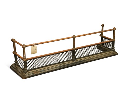 Lot 627 - Two steel fenders, late 19th century