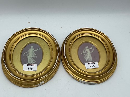 Lot 115 - A pair of early 19th century Wedgwood lilac...