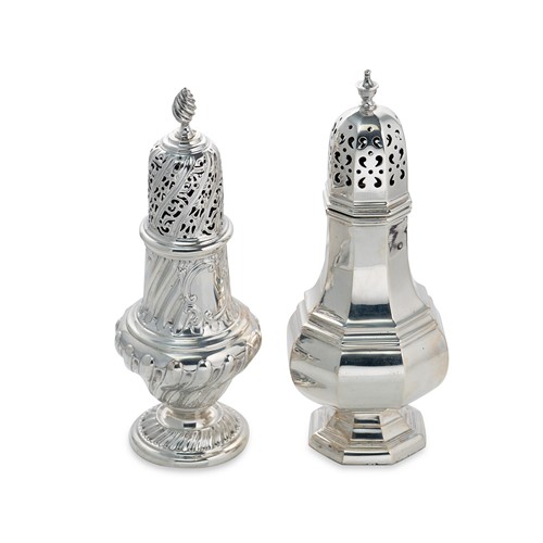 Lot 373 - A Victorian silver sugar castor