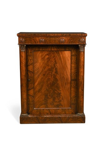 Lot 544 - A mahogany side cabinet, 19th century