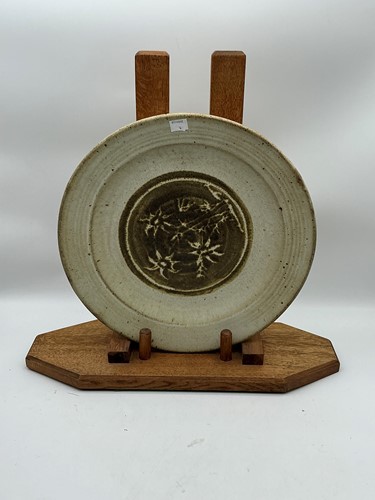 Lot 102 - An Australian pottery dish by Harold Hughan...