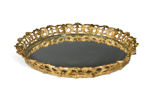 Lot 554 - An ormolu surtout-de-table/mirror, 19th century