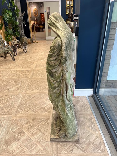 Lot 691 - A Coade Stone figure group of a woman and child