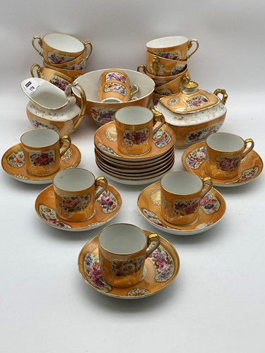 Lot 179 - A Regency porcelain tea service, possibly...