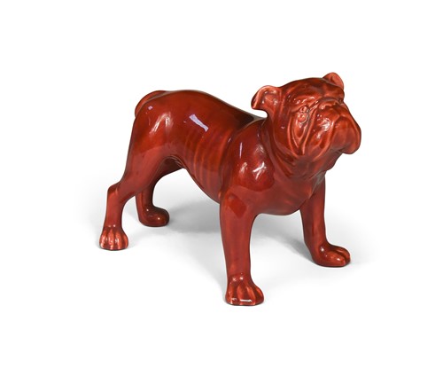 Lot 12 - A Minton model of a bulldog