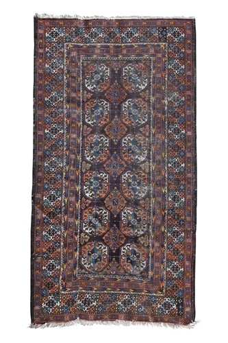 Lot 591 - A Mahdad Khani Baluchi tribal rug, circa 1910