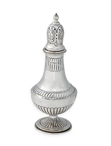 Lot 369 - A Victorian silver sugar caster
