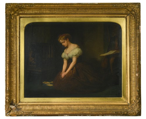 Lot 180 - Marcus Stone RA (British, 1840-1921)