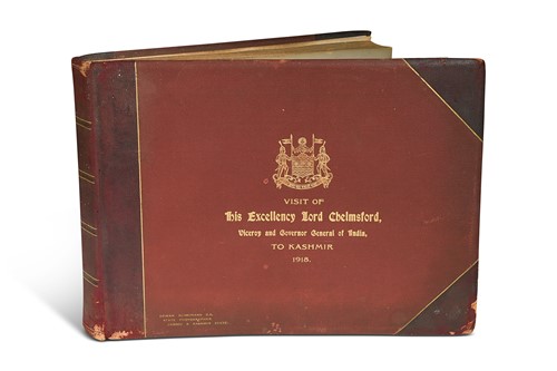 Lot 344 - India - presentation album of photographs circa 1918