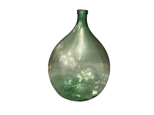 Lot 260A - A large green glass carboy/ demijohn