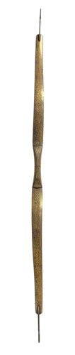 Lot 59 - A North Indian gold damascened steel bow, late 19th/early 20th century