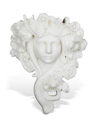 Lot 41 - An Art Nouveau style marble wall relief