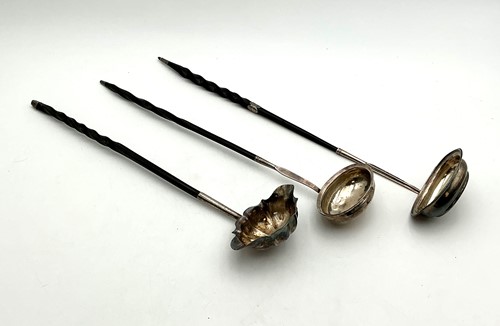 Lot 28 - Three silver ladles