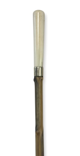 Lot 46 - A rhino horn riding crop