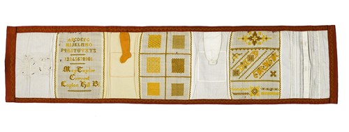 Lot 616 - A Convent Schoolgirl's Sampler, late 19th century