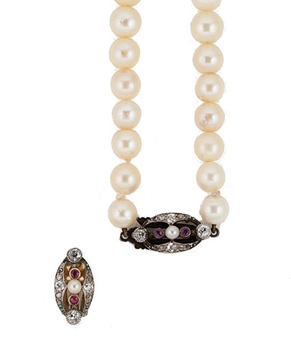 Lot 159 - A cultured freshwater pearl necklace