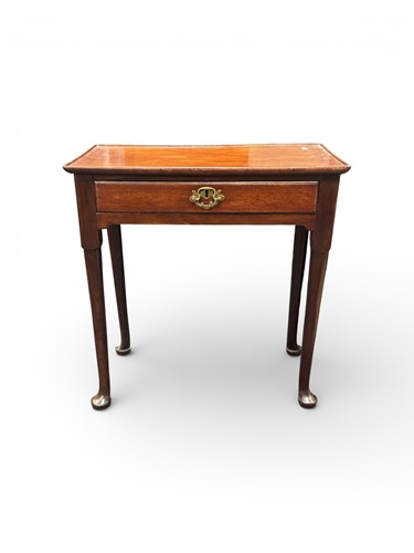 Lot 619 - A George II mahogany side table