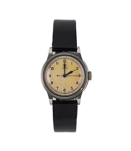 Lot 272 - Omega - A 1930's stainless steel Naiad wristwatch