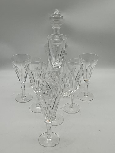 Lot 75 - A Waterford glass set to include a decanter,...