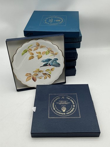 Lot 49 - A set of Royal Worcester bird plates by...