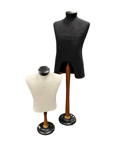 Lot 718 - Two dress forms of varying heights (2) 143cm...