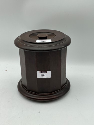 Lot 154 - A canted cylindrical Dunhill humidor...