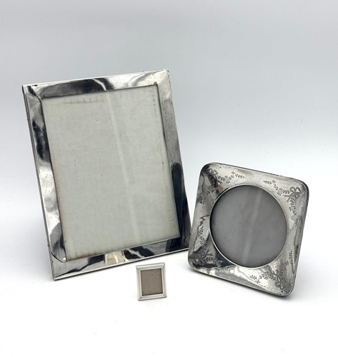 Lot 78 - Three silver photograph frames