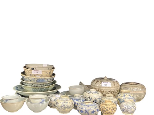 Lot 157 - Asian ceramics, provincial, to include...
