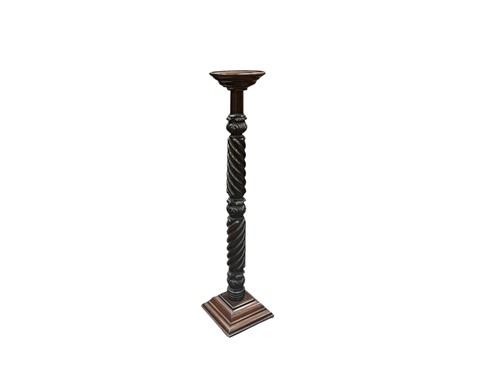Lot 596 - A 19th century mahogany torchere the part...