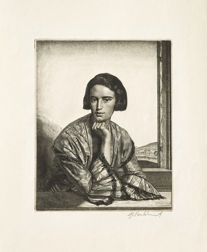 Lot 446 - Gerald Leslie Brockhurst RA (1890-1978)