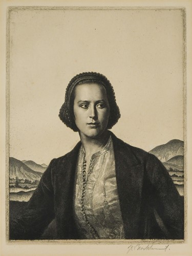 Lot 444 - Gerald Leslie Brockhurst RA (1890-1978)