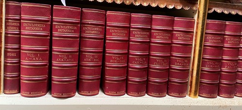 Lot 297 - Bindings. Enclyclopaedia Britannica, 9th edition