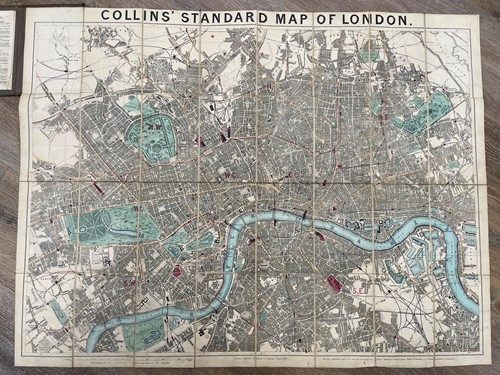 Lot 64 - COLLINS' Standard Map of London