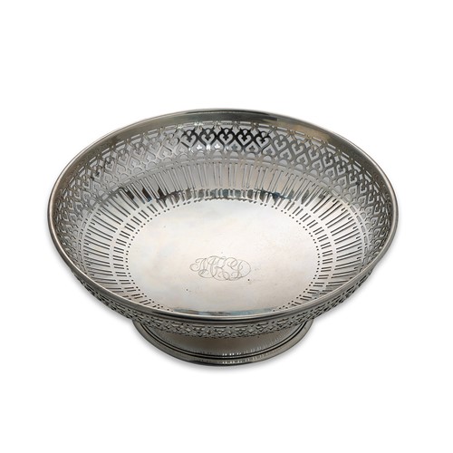 Lot 456 - Tiffany & Co. - A sterling silver pedestal fruit bowl