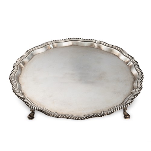 Lot 419 - An Elizabeth II silver salver