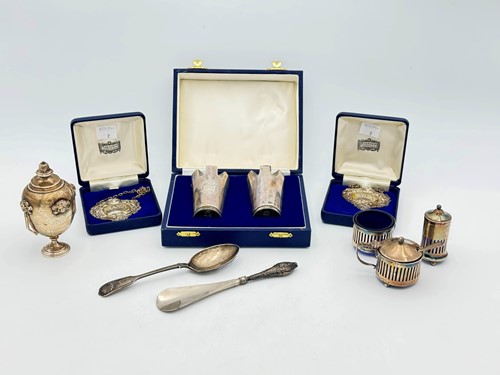 Lot 67 - A small collection of silver wares