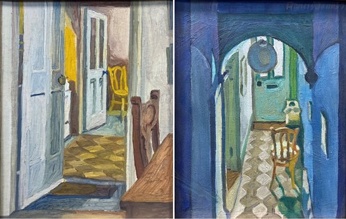 Lot 166 - Francis Jeans (British, 1949-) (2)