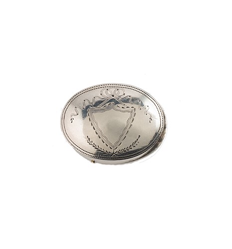 Lot 299 - A George III silver nutmeg grater
