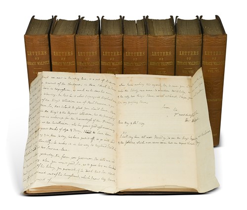 Lot 303 - WALPOLE (Horace)