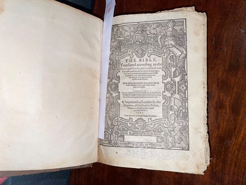 Lot 78 - BIBLE, Geneva version.