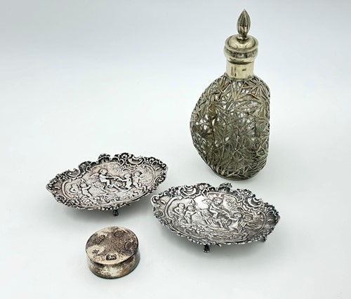 Lot 62 - A group of silver