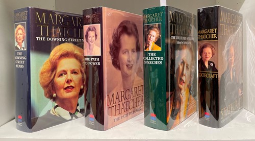 Lot 488 - THATCHER (Margaret) Four signed first editions