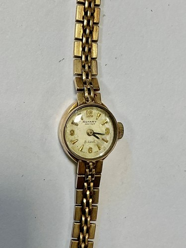 Lot 361 - A 9ct gold Rotary wristwatch, gross weight...